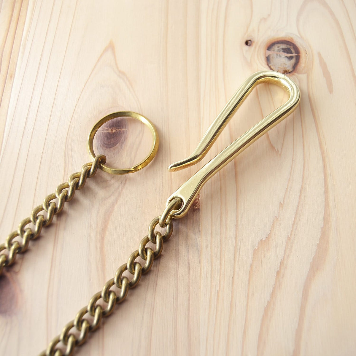 Kobashi Studio Key Chain Twist Brass