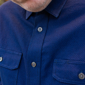 Momotaro Sashiko CPO Shirt Indigo FINAL SALE