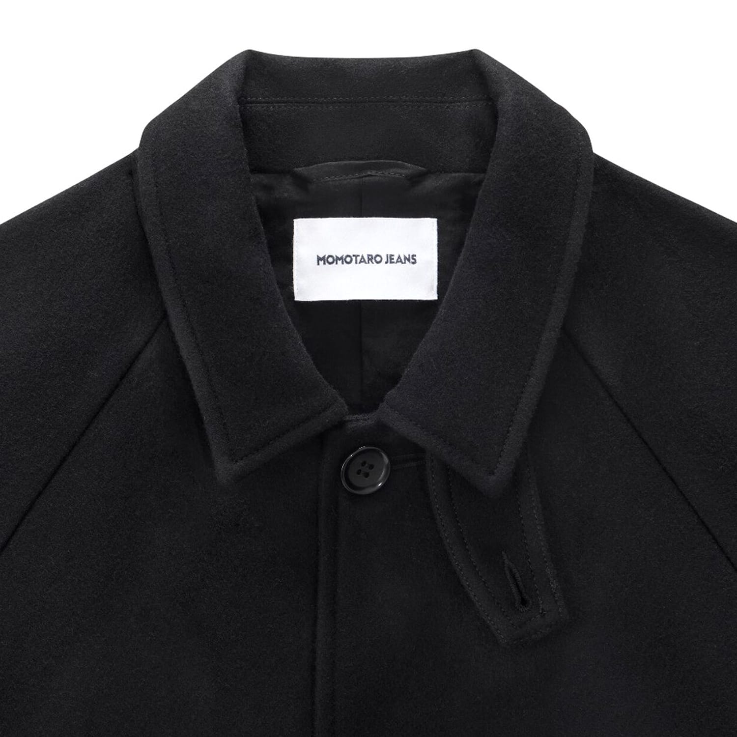 Momotaro MMOT6500 Melton Coat Black FINAL SALE