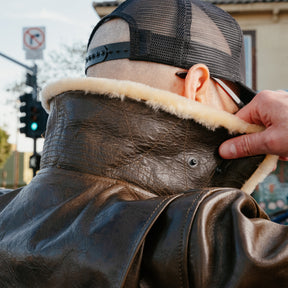 Double Helix x Snake Oil Provisions Virgil G-1 Flight Jacket Olive
