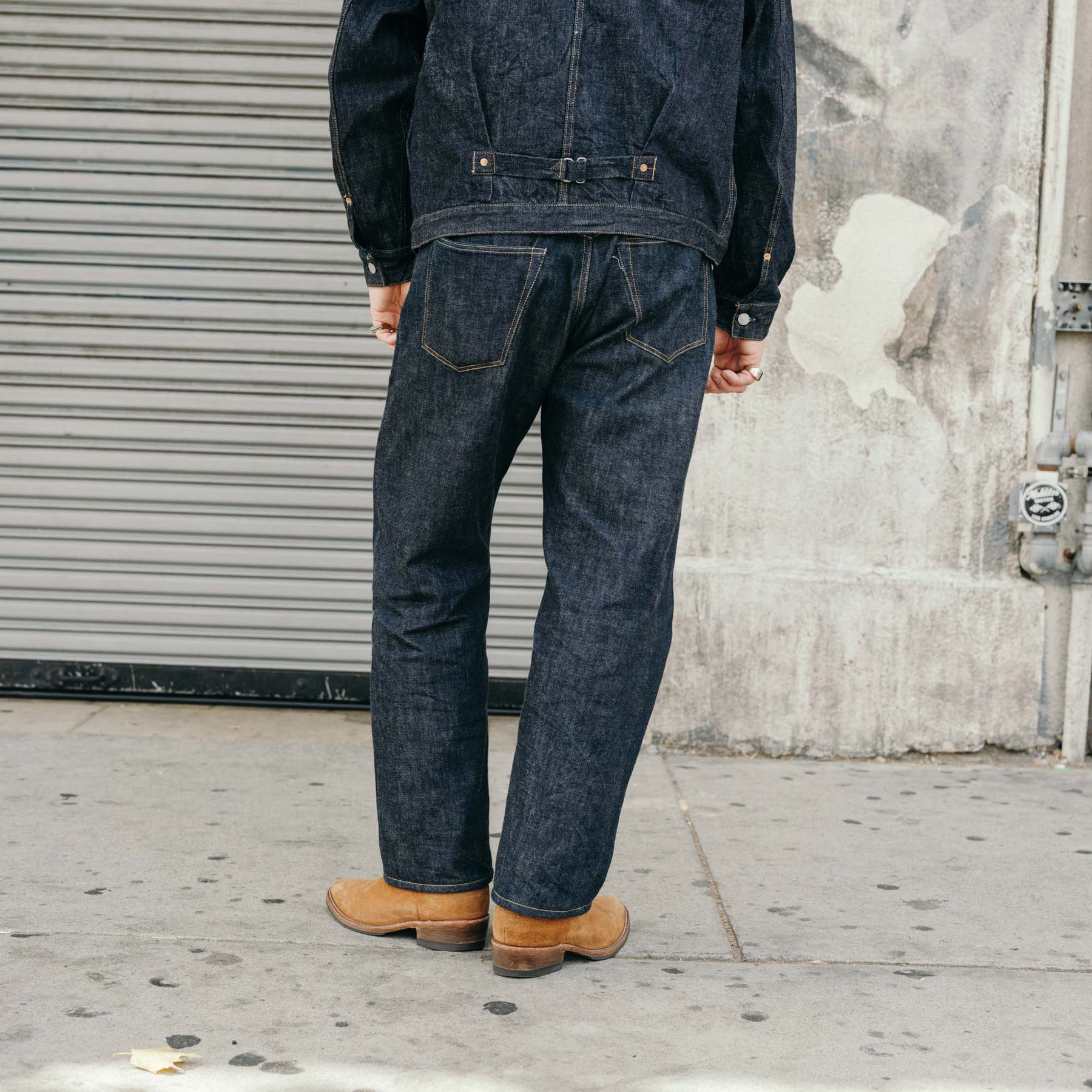 Omoto 0615 13.5oz Denim Relax Fit Button Fly