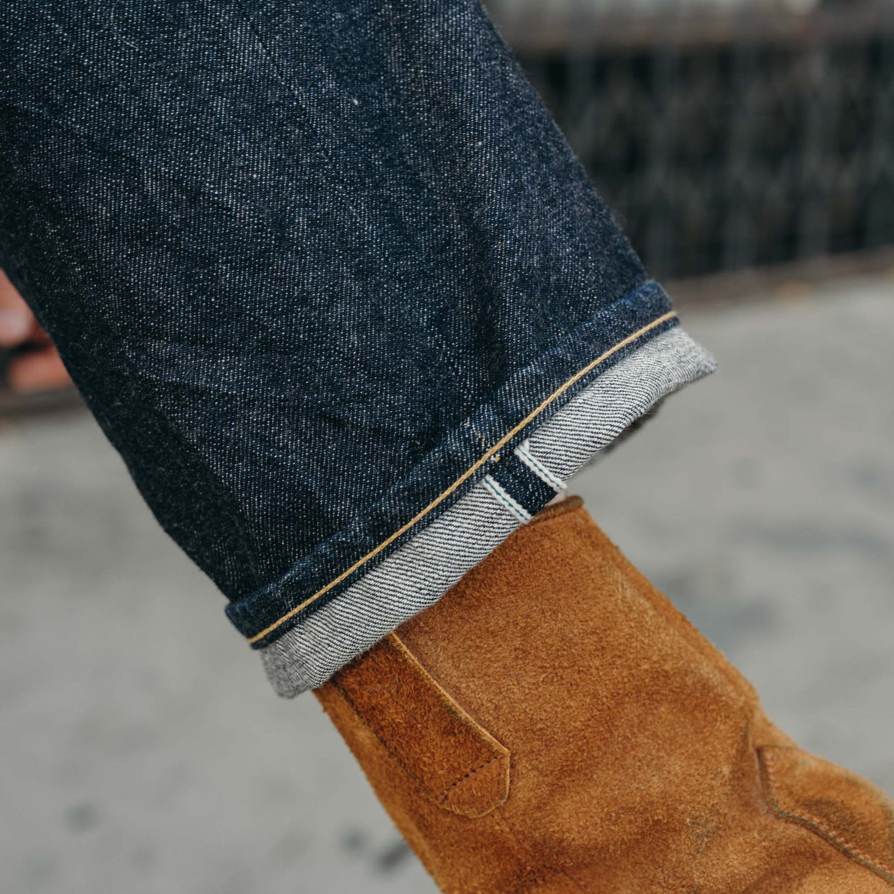 Omoto 0615 13.5oz Denim Relax Fit Button Fly
