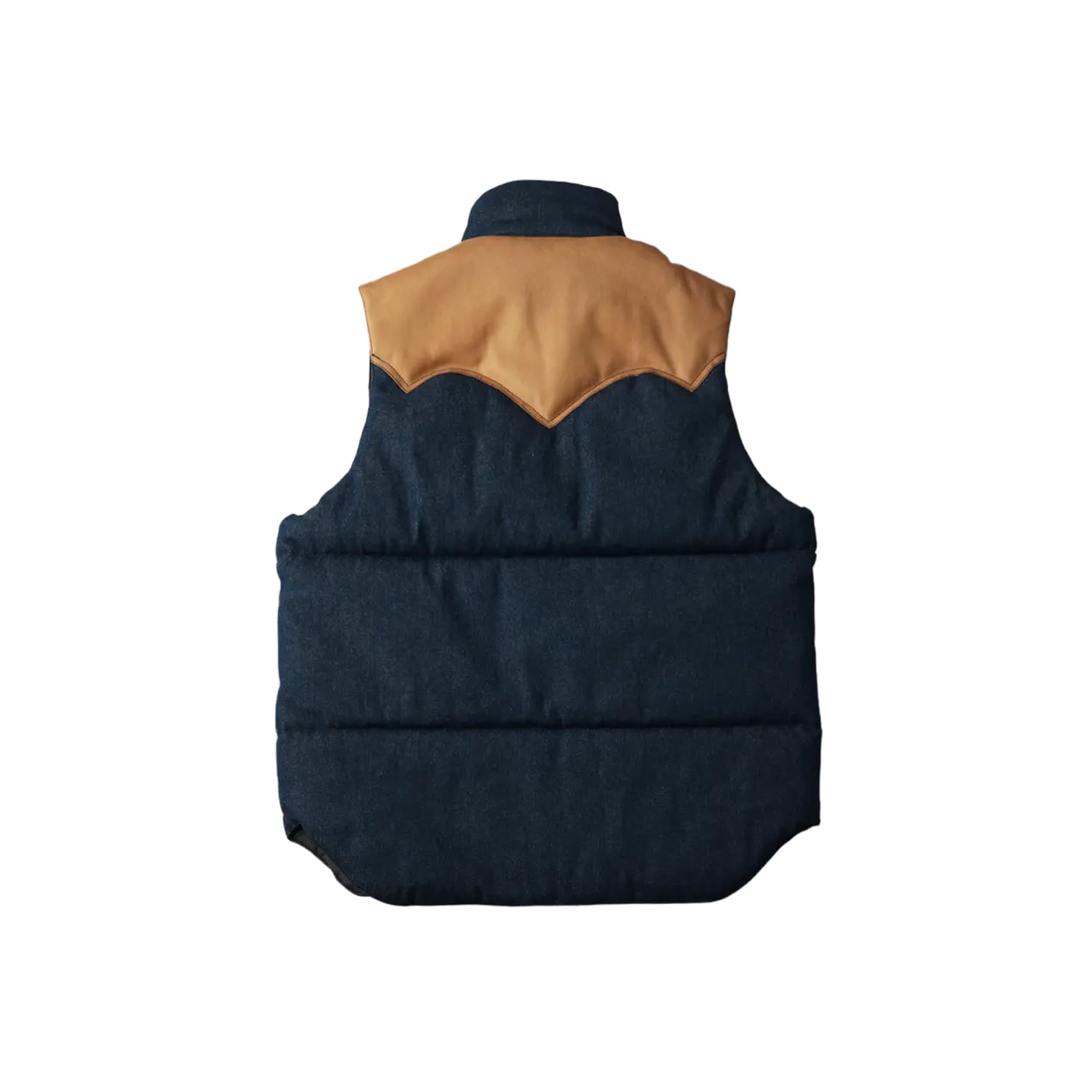 The Flat Head FN-OJ-DPV001 12.5oz Denim Puff Vest FINAL SALE