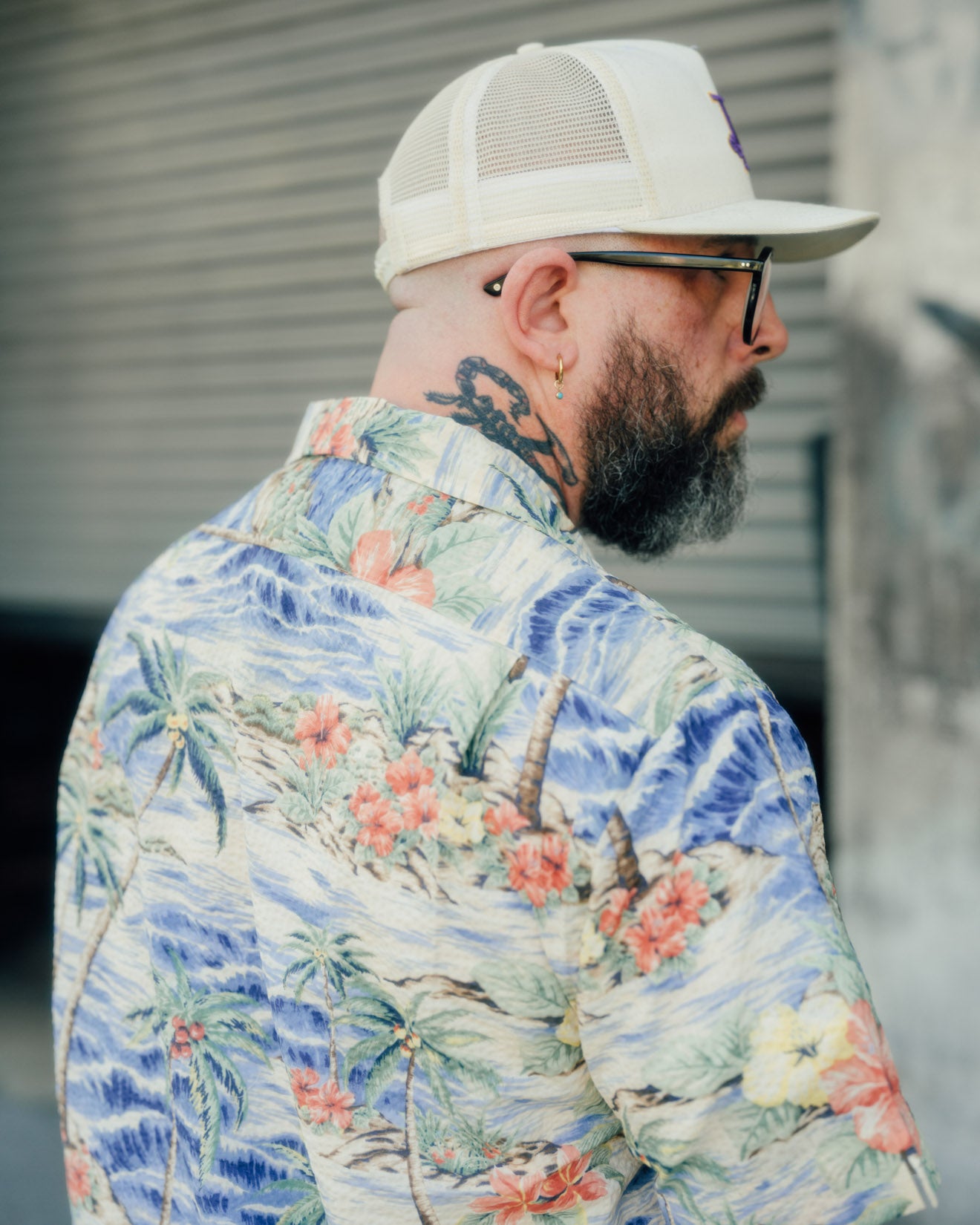 Polo Ralph Lauren Classic Fit Seersucker Camp Shirt Harbor Cove Palms FINAL SALE