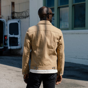Rogue Territory Supply Jacket Rinsed Selvedge Denim Tan