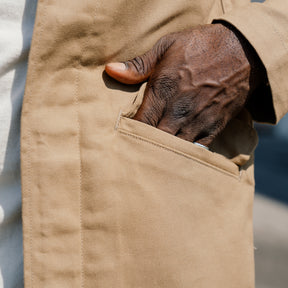 Rogue Territory Trench Coat Dry Wax Canvas Khaki