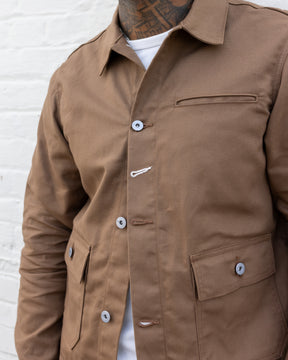 Rogue Territory Ranger Jacket Dry Wax Canvas Brown