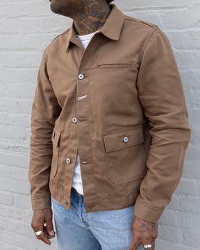 Rogue Territory Ranger Jacket Dry Wax Canvas Brown