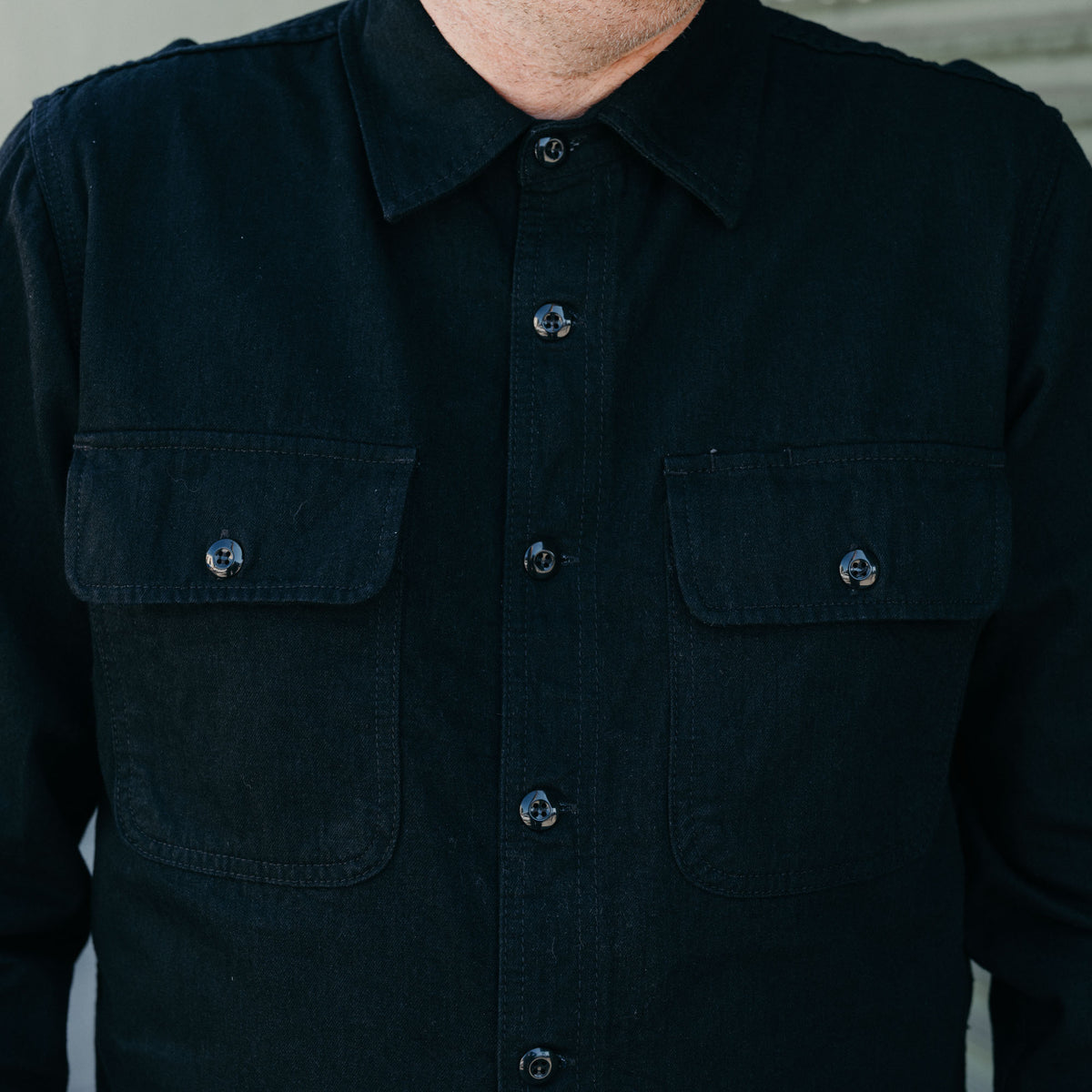 Rogue Territory Field Shirt Rinsed 11oz Stealth