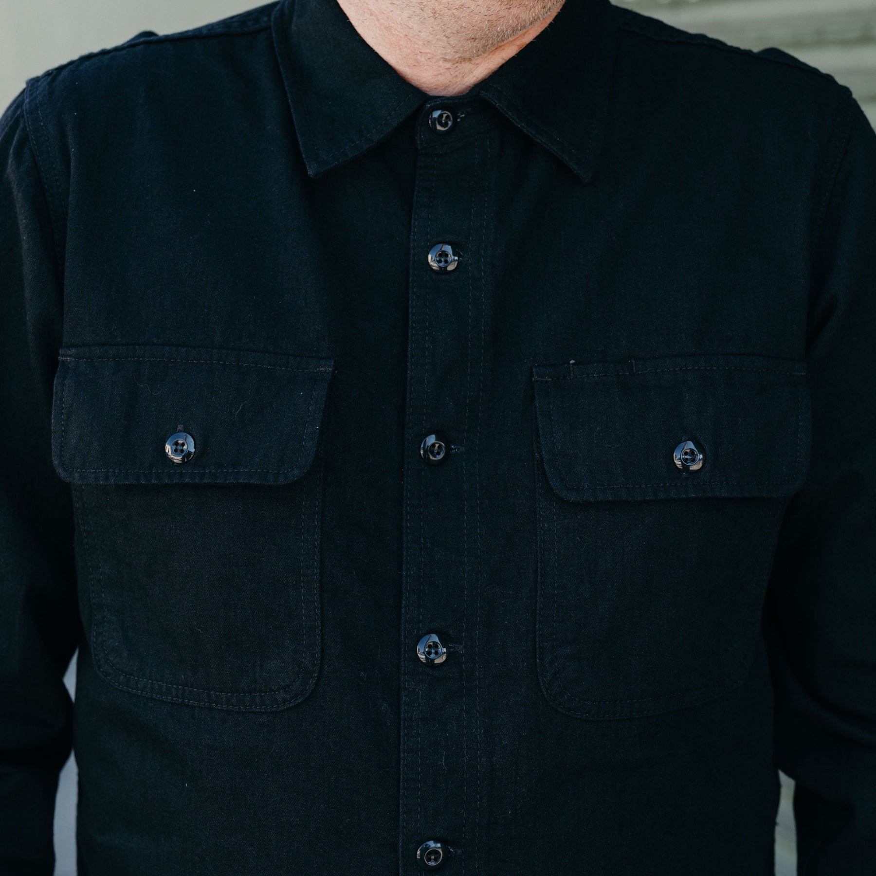 Rogue Territory Field Shirt Rinsed 11oz Stealth