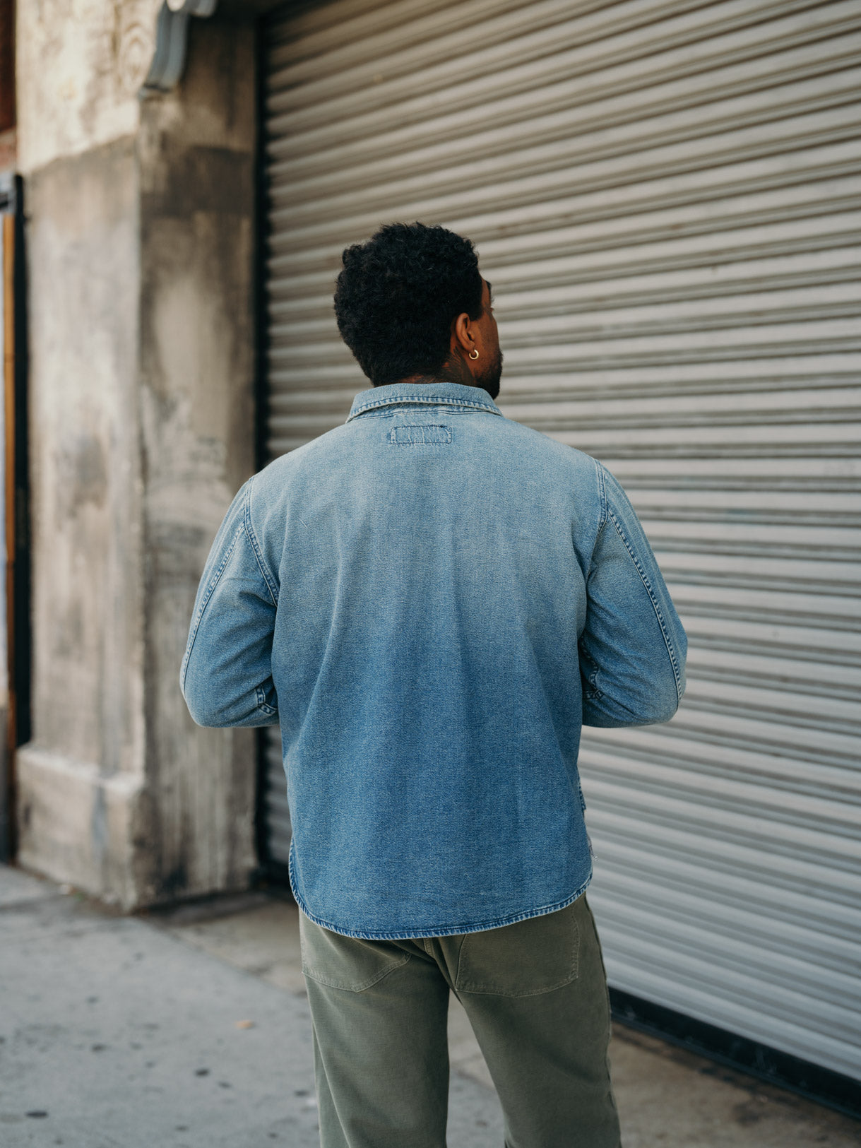 Rogue Territory Field Shirt Washed Out Indigo