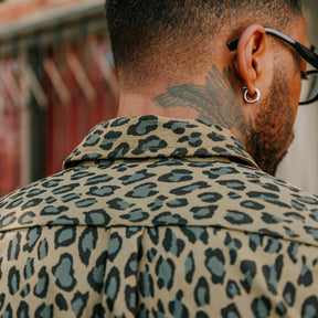 Rogue Territory Oxford Shirt Olive Cheetah Camo FINAL SALE