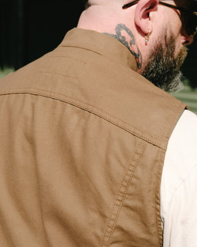 Rogue Territory Supply Vest Dry Wax Canvas Brown