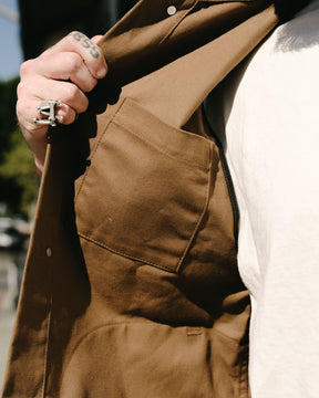 Rogue Territory Supply Vest Dry Wax Canvas Brown