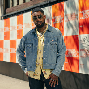 RRL Sawtooth Western 2x1 Denim Jacket Dillon Wash