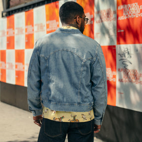 RRL Sawtooth Western 2x1 Denim Jacket Dillon Wash