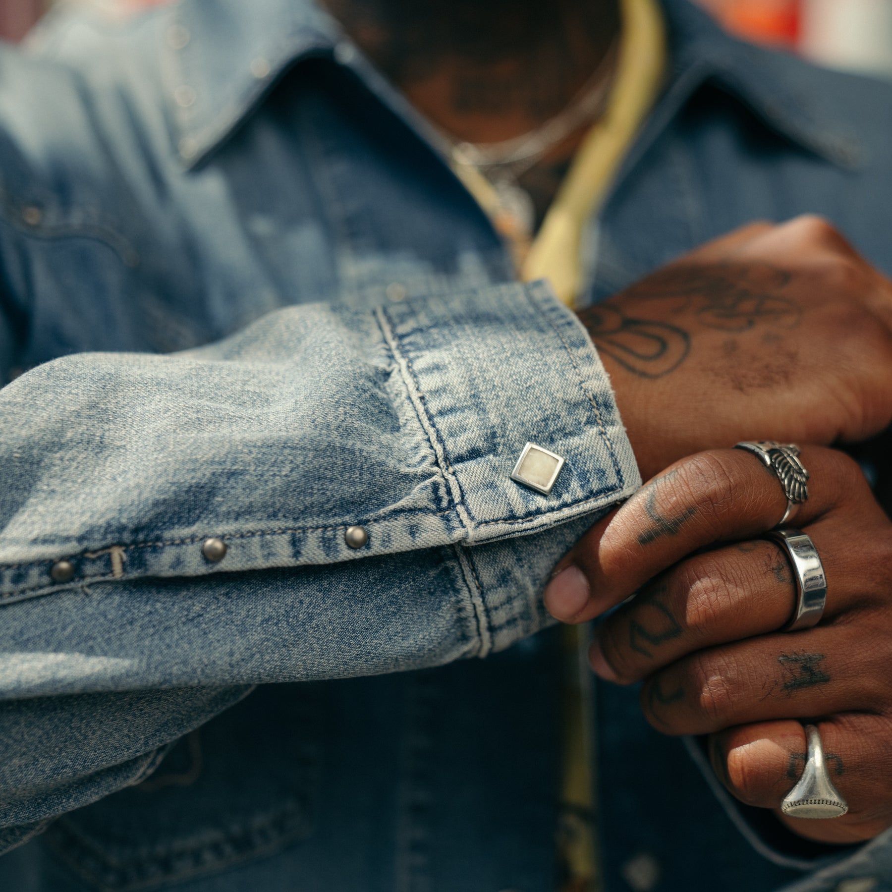 RRL Sawtooth Western 2x1 Denim Jacket Dillon Wash