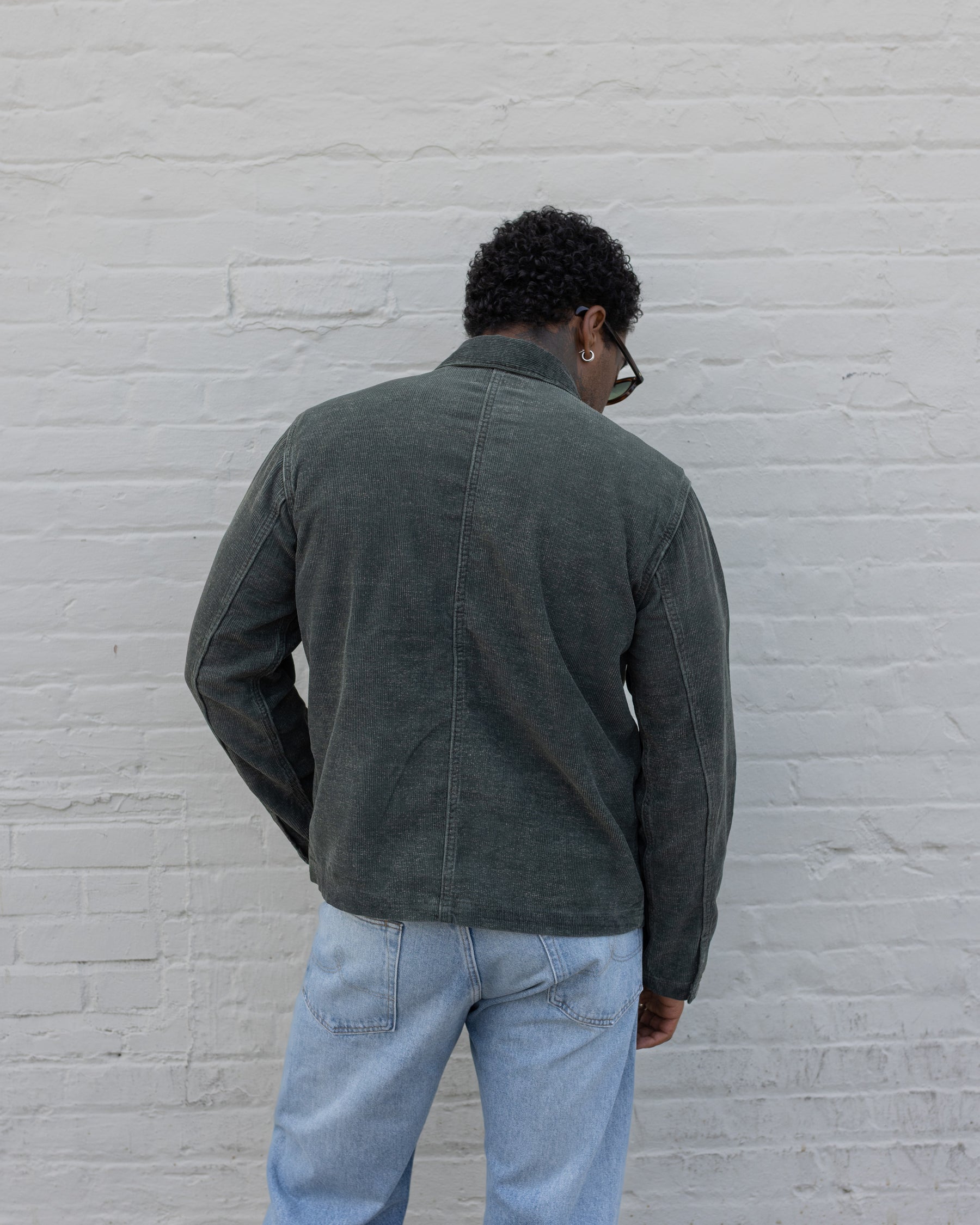 RRL Corduroy Shirt Jacket Vintage Grey