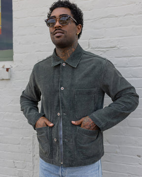 RRL Corduroy Shirt Jacket Vintage Grey