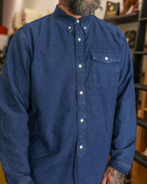 RRL Indigo Oxford Workshirt