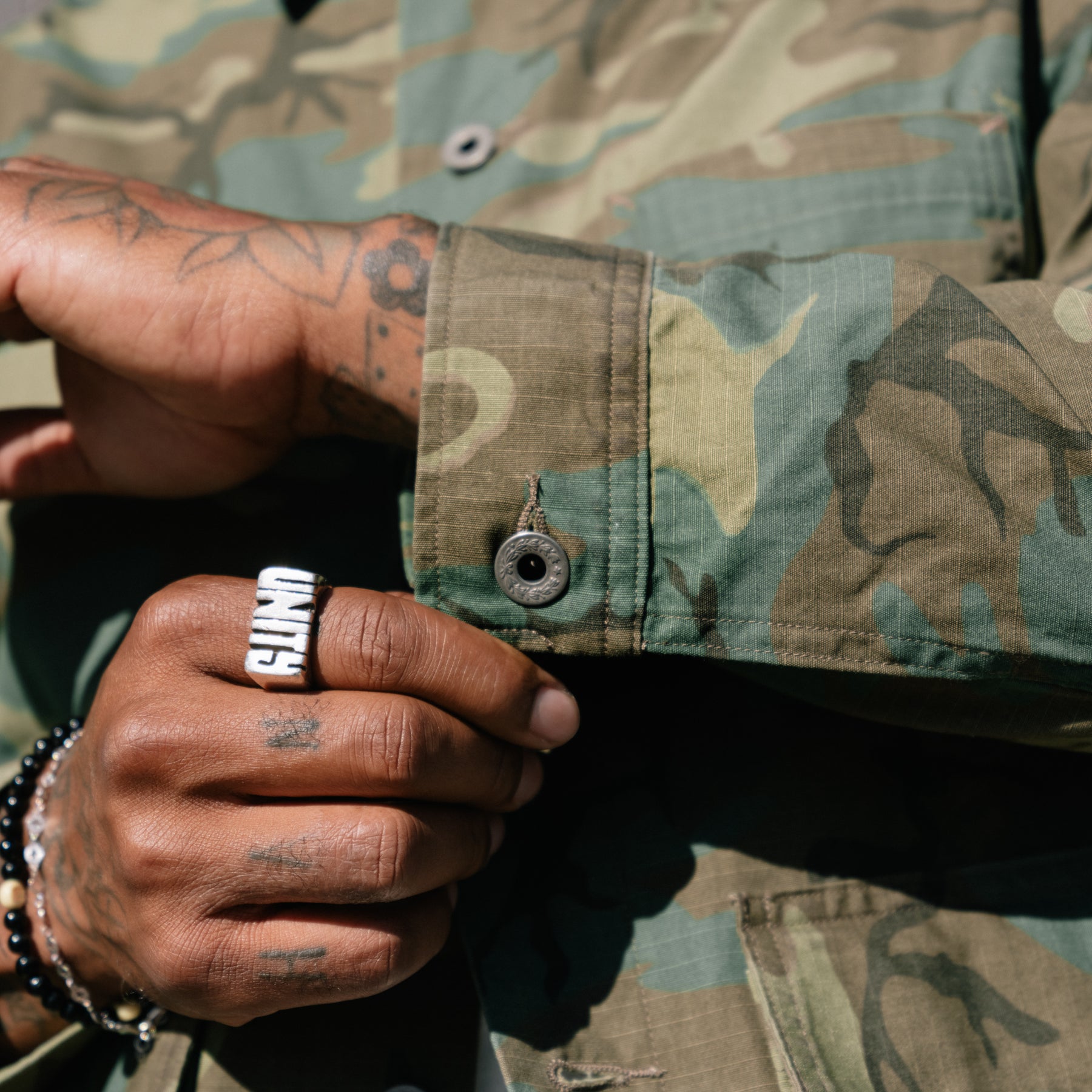 RRL Camo Ripstop Overshirt Camo