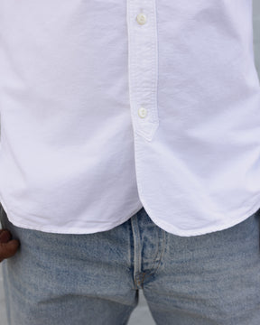 RRL Selvedge-Detailed Oxford Workshirt White
