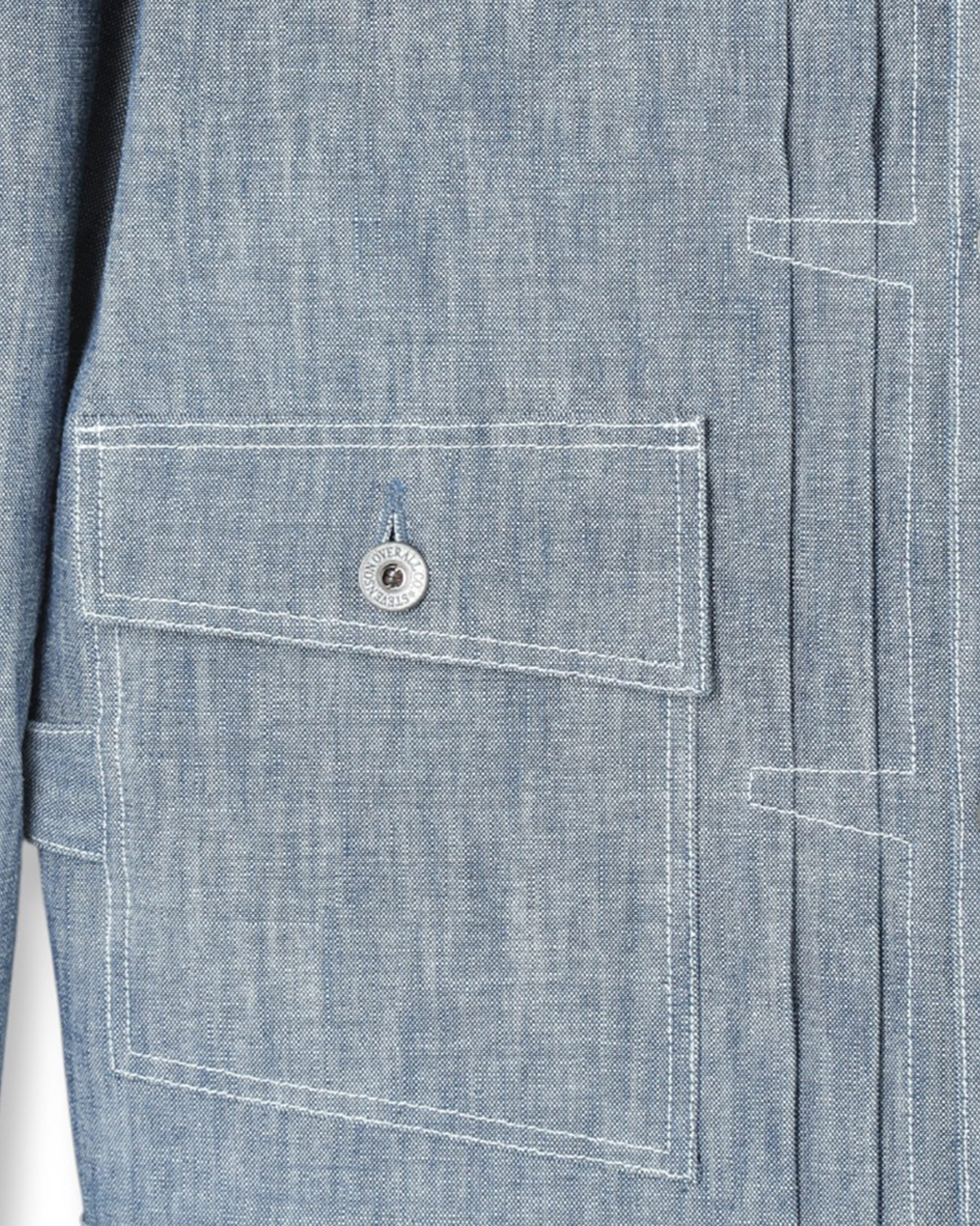 Stevenson Overall Co. Ranchclad Chambray Jacket Light Indigo