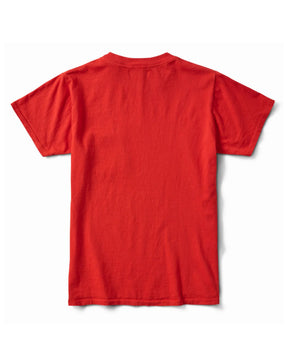 Schaeffer's Garment Hotel Ringspun 40s Pocket Tee Sunburst Red