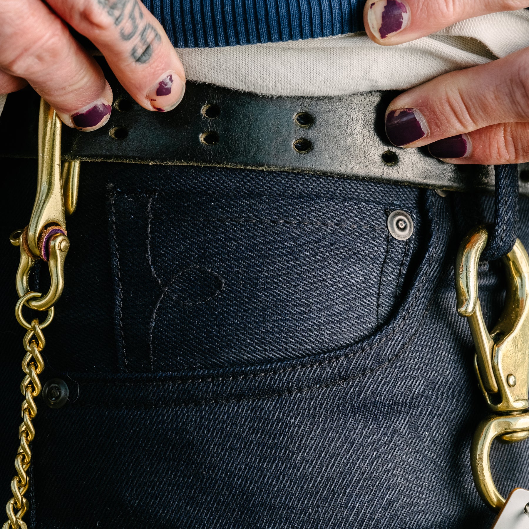 Rogue Territory Strider 13.5oz Indigo x Black FINAL SALE