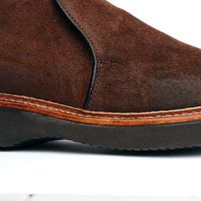 Alden x Snake Oil Provisions Romeo Chukka Boot Reverse Tobacco Chamois