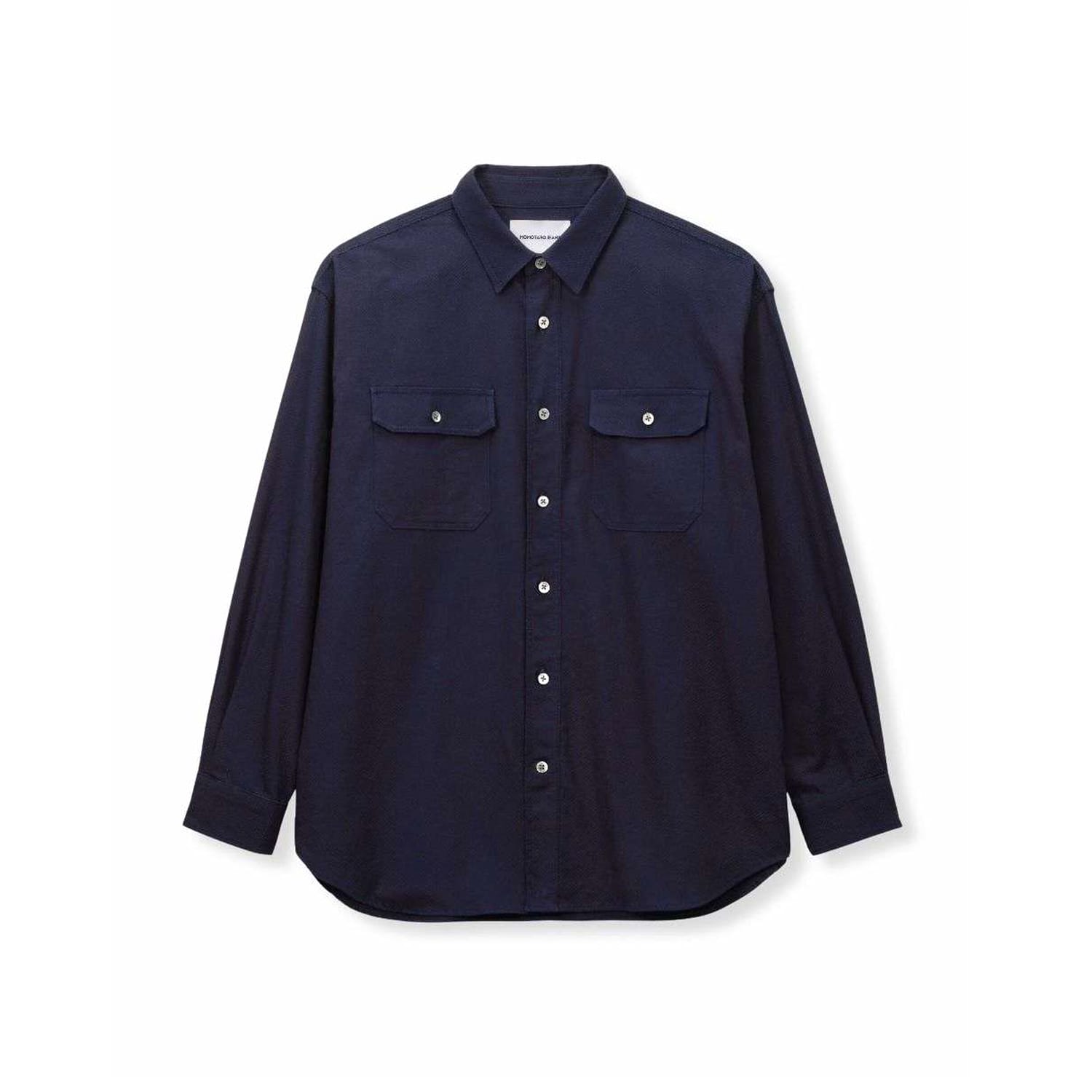 Momotaro Sashiko CPO Shirt Indigo FINAL SALE