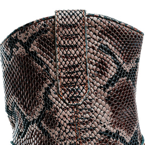 Santa Rosa Brand x Snake Oil Provisions Heartbreaker Boot Brown Snake
