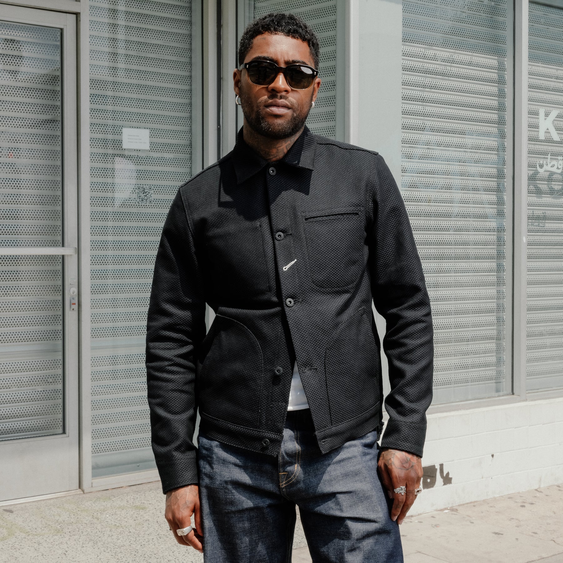 Rogue Territory x Snake Oil Provisions Sashiko Supply Jacket Stealth