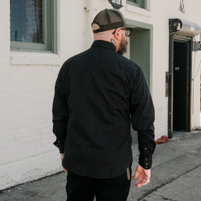 Stevenson Overall Co. Cody Western Shirt Black
