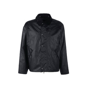 Barbour OS Transport Wax Jacket Classic Black