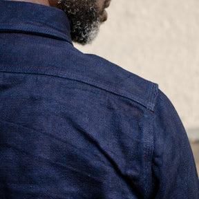 UES Tricotine Shirt Indigo