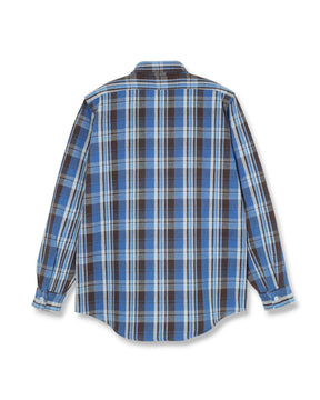 Stevenson Overall Co. Union Spec Flannel Work Shirt Blue Mix
