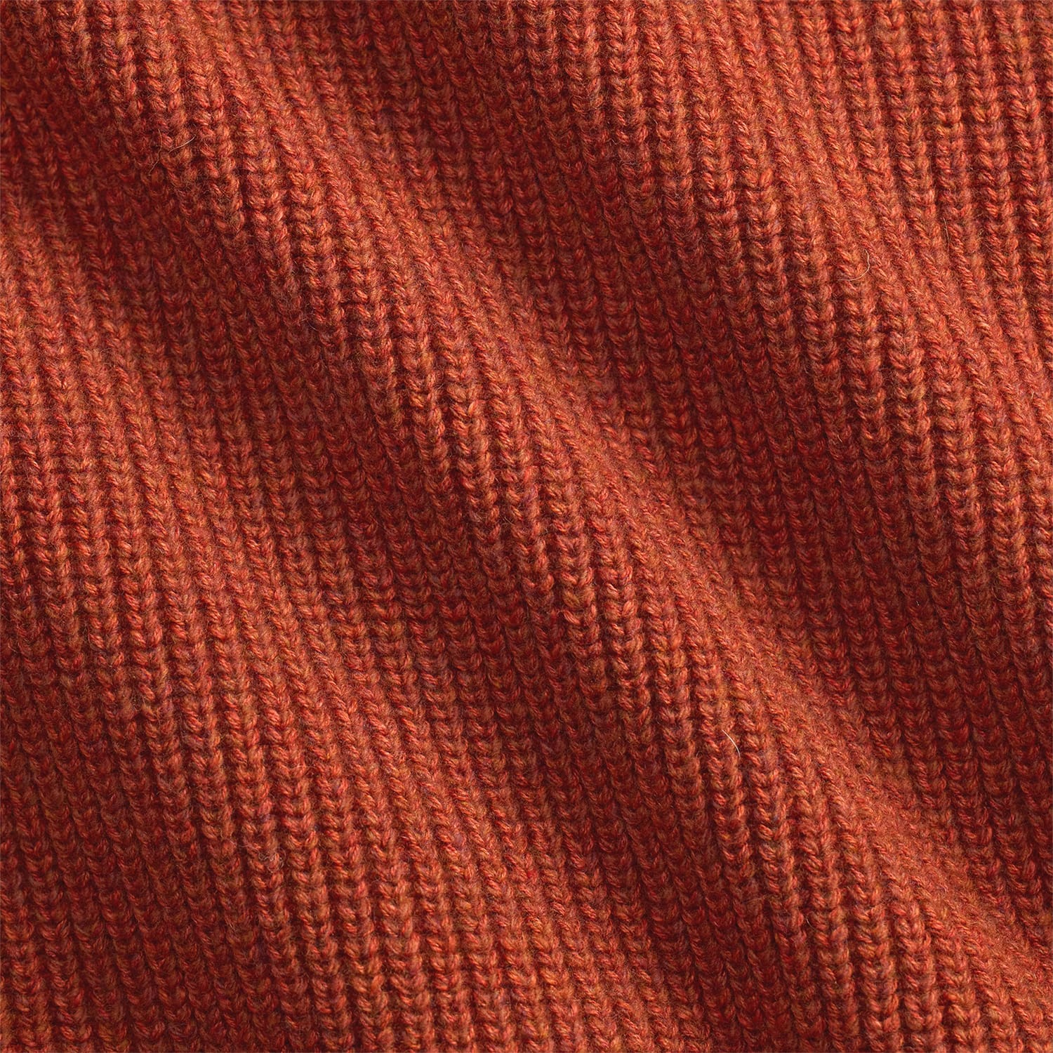 RRL Wool-Cotton Shawl-Collar Cardigan Orange Heather