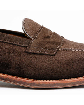 Alden 6176F Leisure Loafer Chocolate Suede