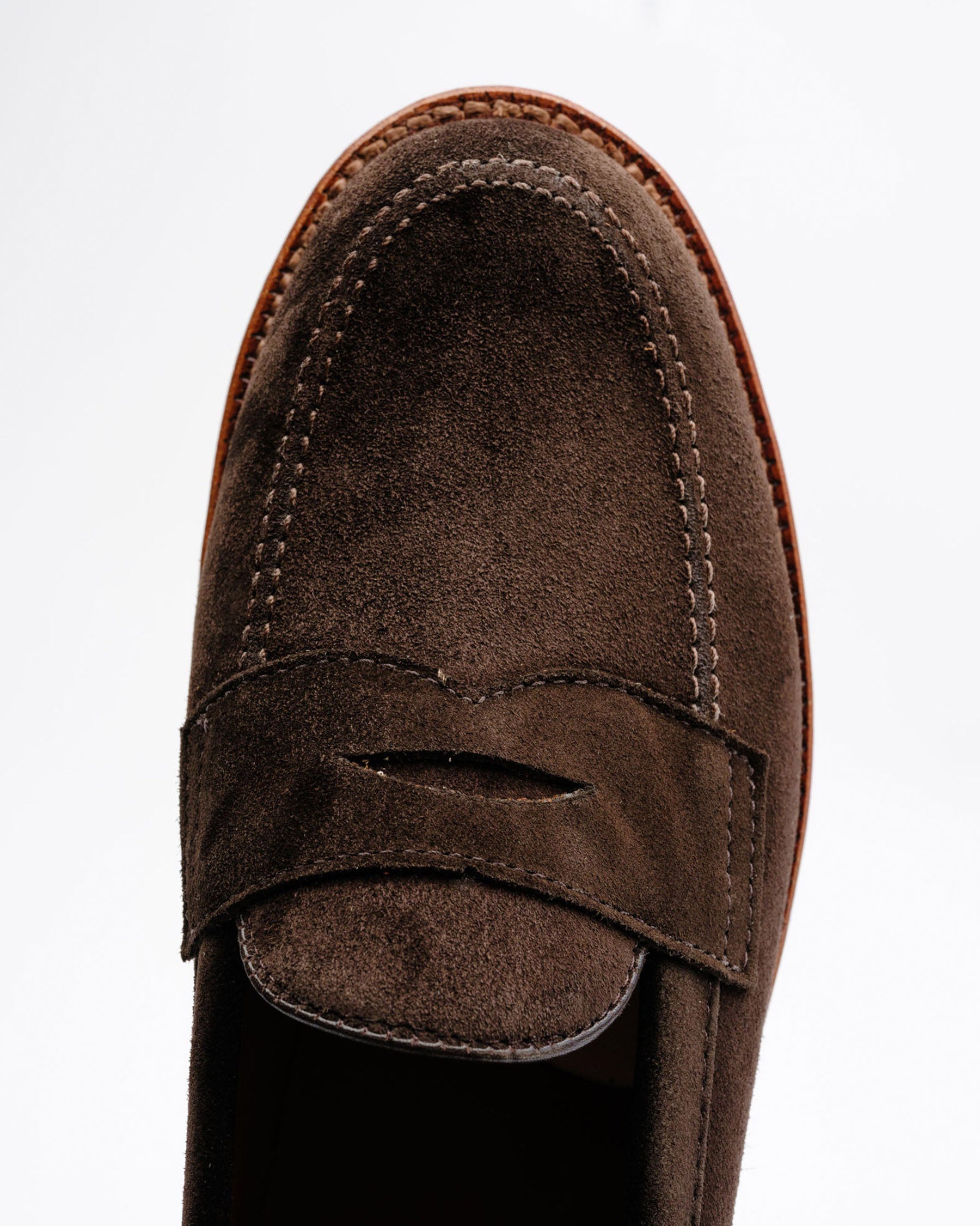 Alden 6176F Leisure Loafer Chocolate Suede