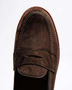 Alden 6176F Leisure Loafer Chocolate Suede