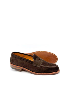 Alden 6176F Leisure Loafer Chocolate Suede
