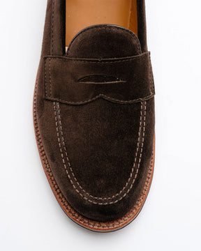 Alden 6176F Leisure Loafer Chocolate Suede