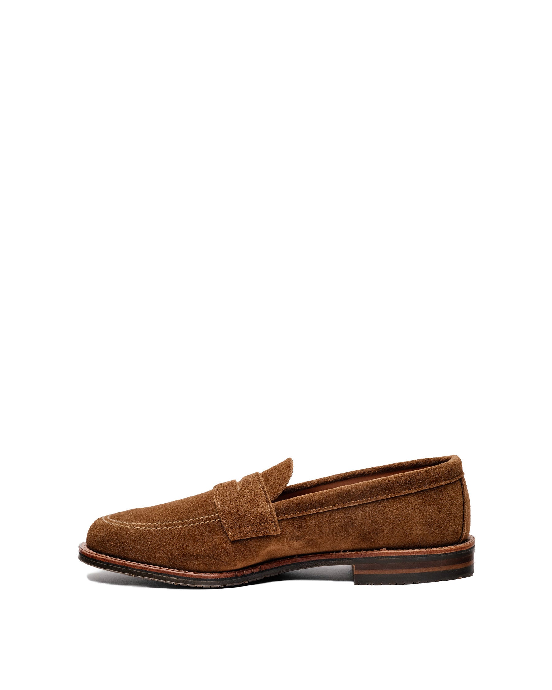 Alden 6221L Unlined Penny Loafer Snuff Suede