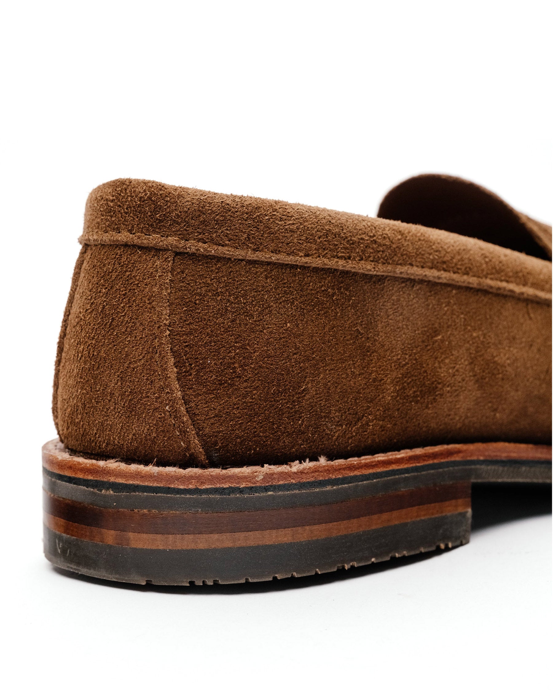 Alden 6221L Unlined Penny Loafer Snuff Suede
