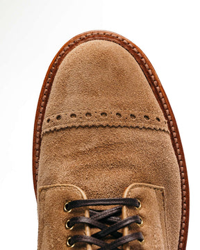 Alden x Snake Oil Provisions Dune Boot Tan Suede