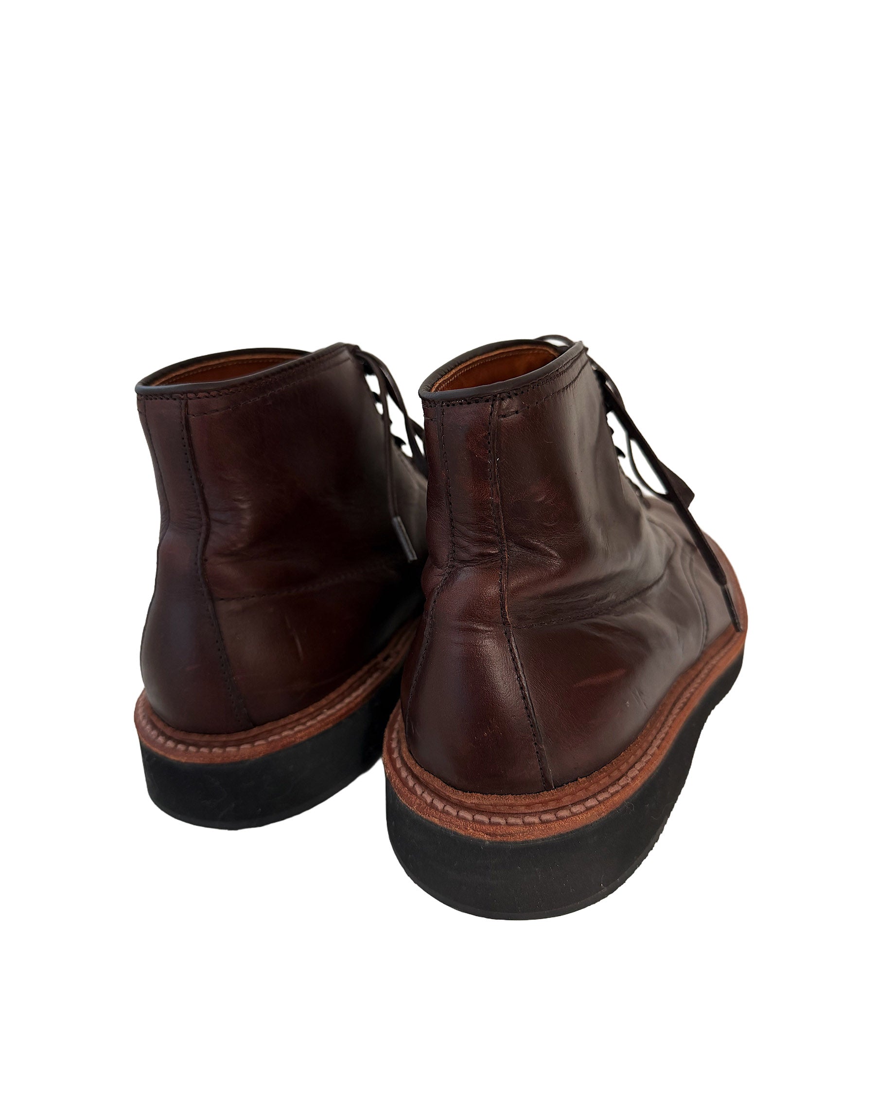 Alden x Snake Oil Provisions Figueroa Plain Toe Boot Brown Chromexcel PRE-OWNED/ FINAL SALE