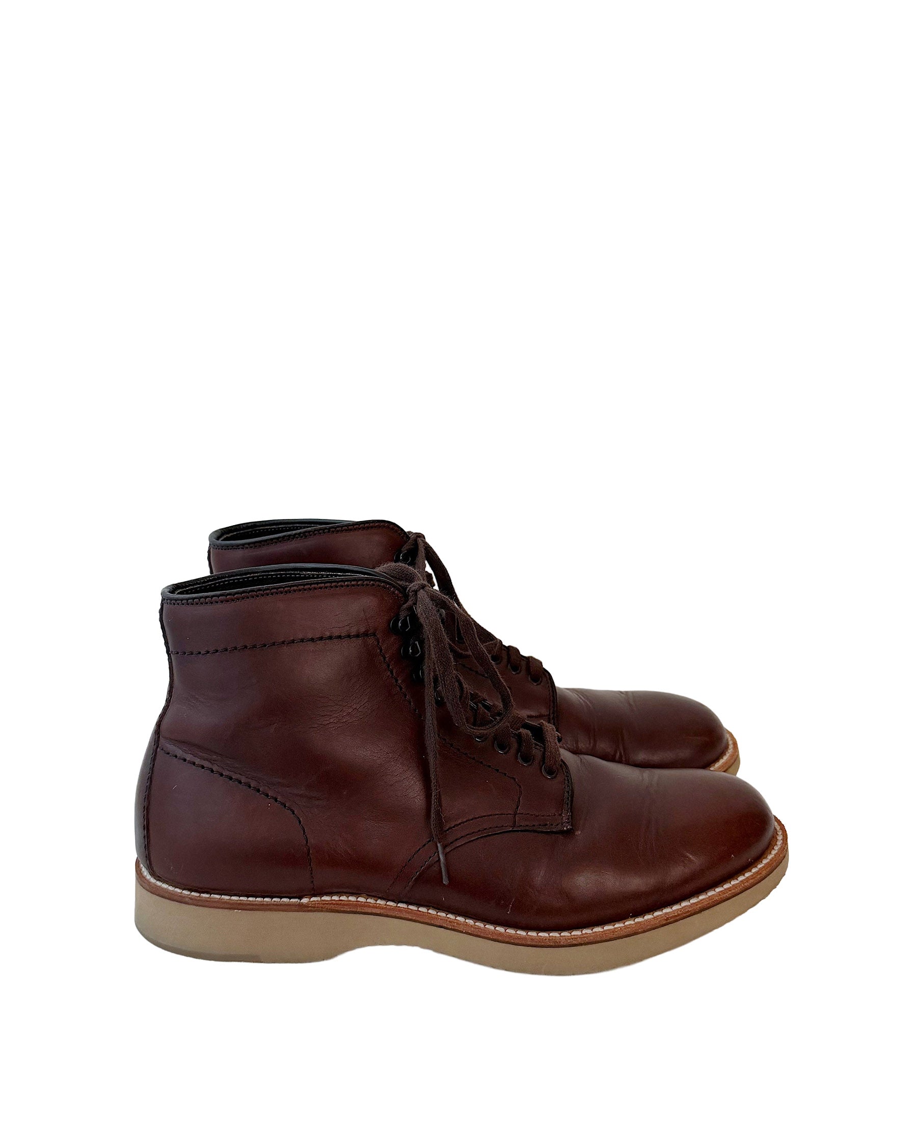Alden x Snake Oil Provisions Pike Boot Brown Chromexcel PRE-OWNED/ FINAL SALE
