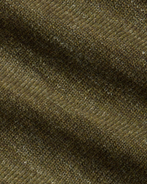 RRL Cotton-Wool Full-Zip Sweater Olive Heather