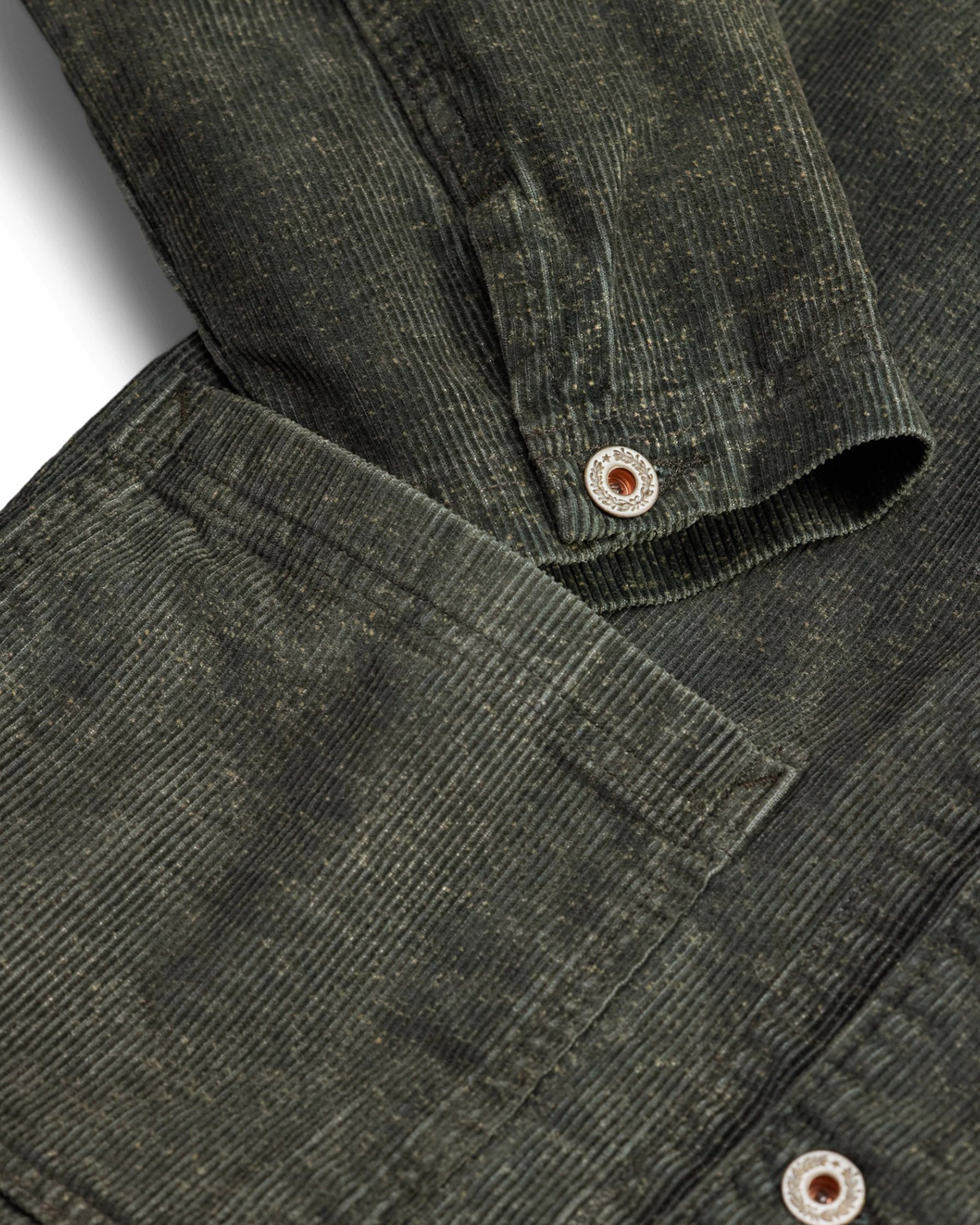 RRL Corduroy Shirt Jacket Vintage Grey